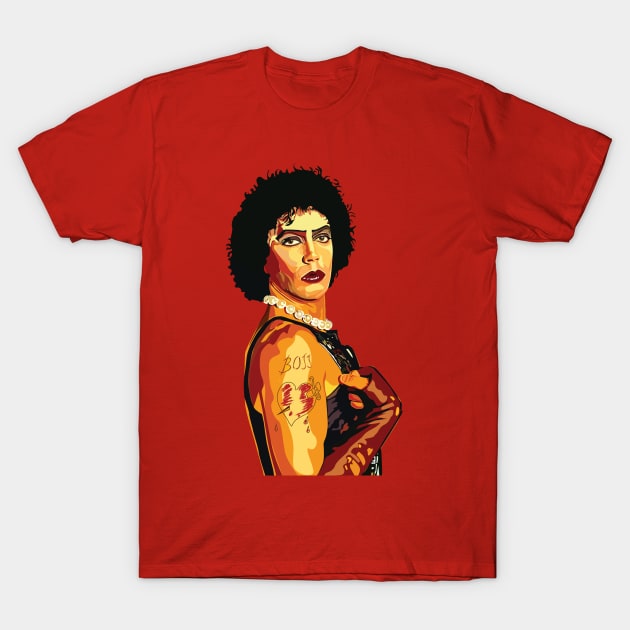 Dr Frank n Furter Rocky Horror T-Shirt by PulsePeople